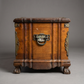 Spanish Revival Cedar Blanket Chest with Forged Iron Hardware