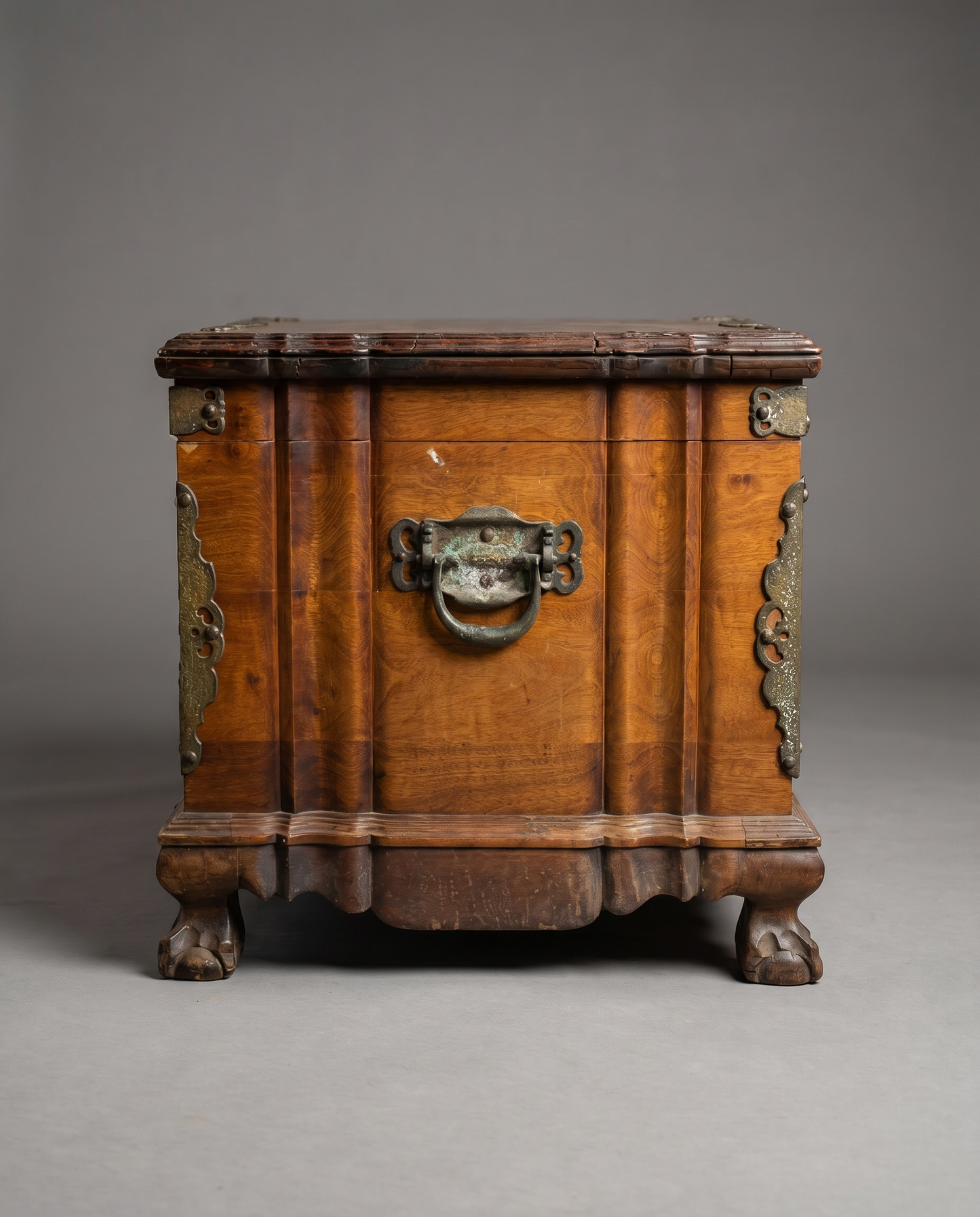 Spanish Revival Cedar Blanket Chest with Forged Iron Hardware
