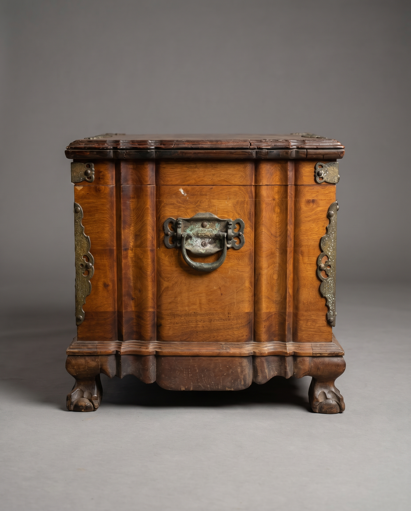 Spanish Revival Cedar Blanket Chest with Forged Iron Hardware