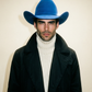 Rock’em Royal Blue 4X Felt Cowboy Hat – Size 7 1/8