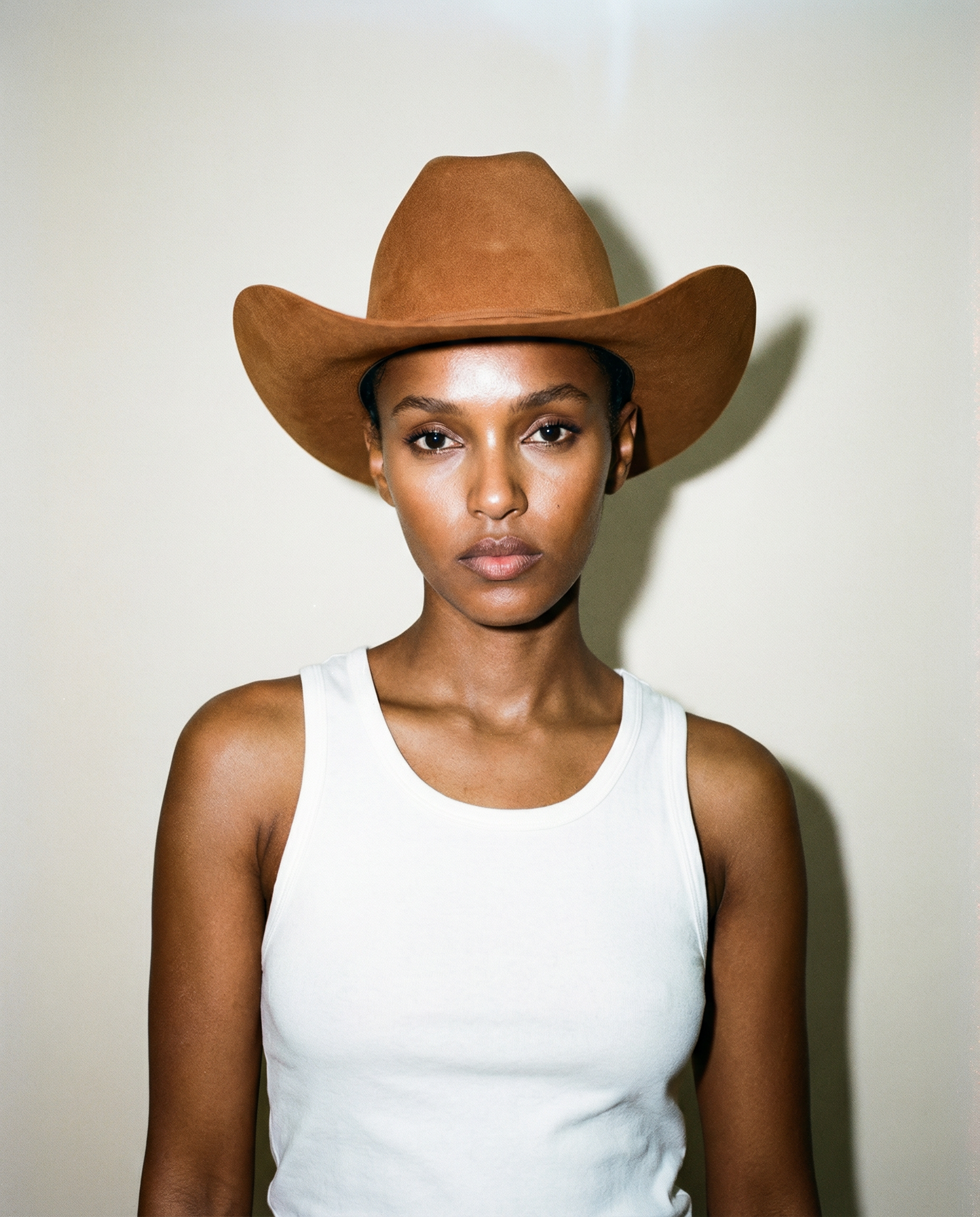 Rock’em 6X Tan Felt Cowboy Hat – Size 7