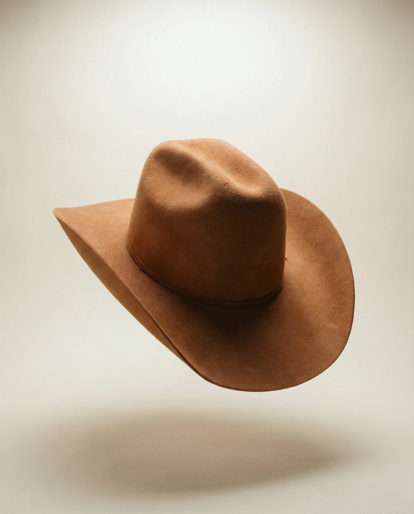 Rock’em 6X Tan Felt Cowboy Hat – Size 7