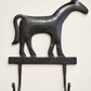 Hammered Iron Horse Wall Hook