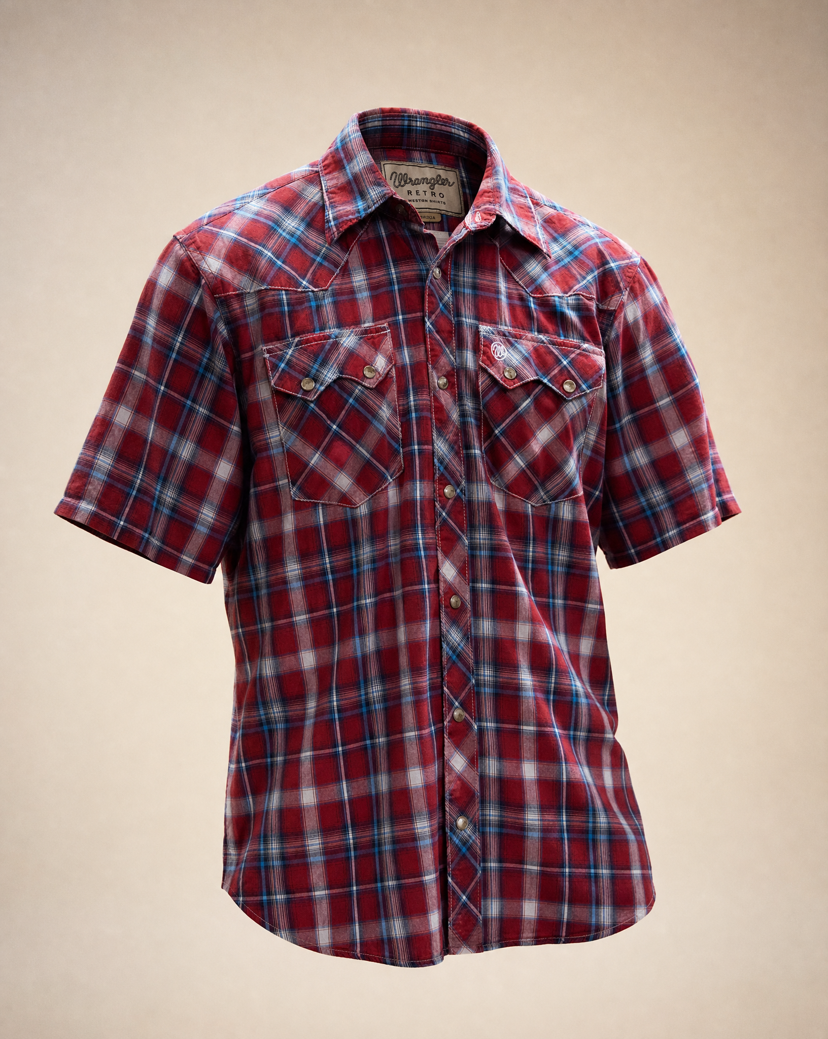 Wrangler Retro Plaid Western Shirt – Size M