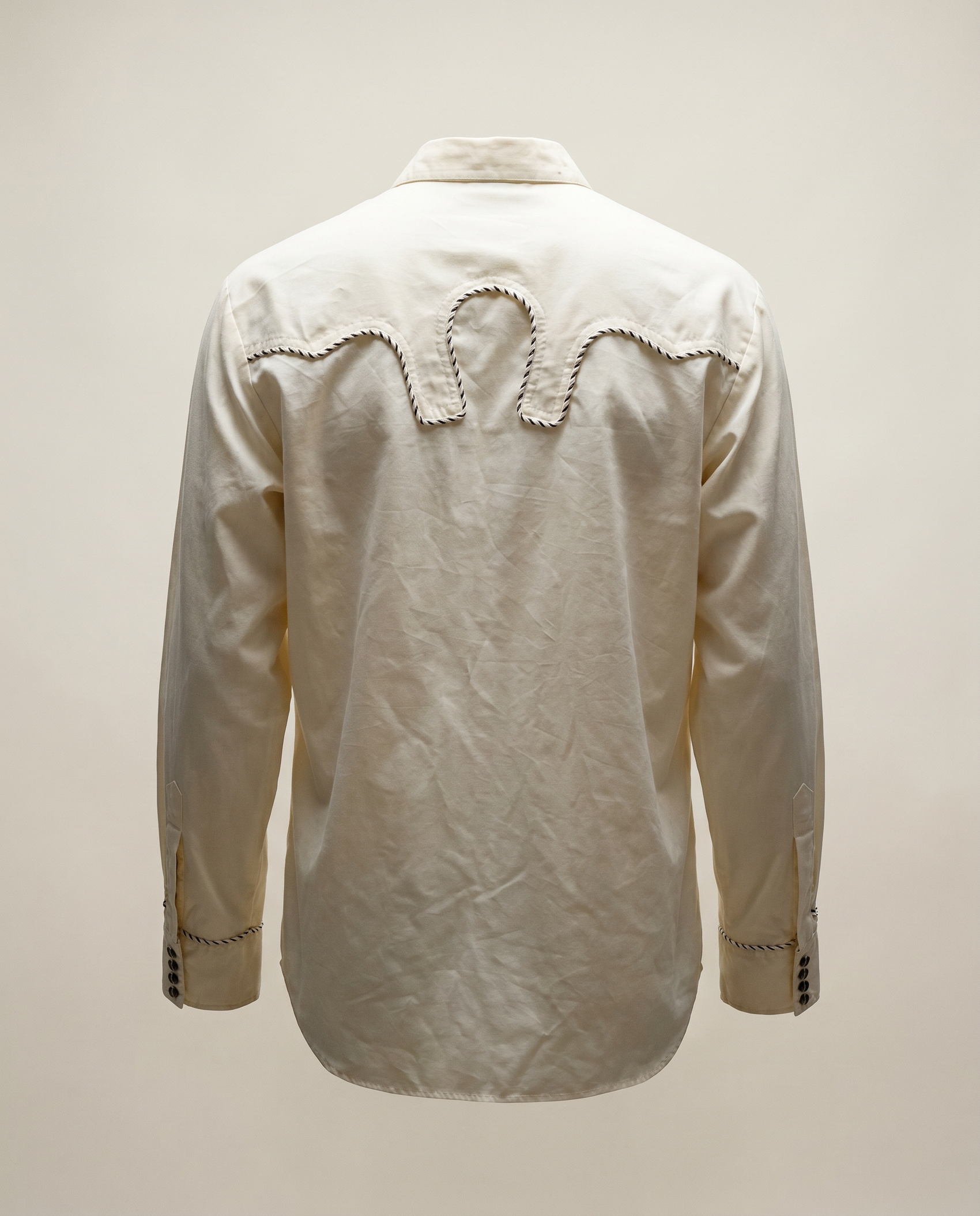 Vintage Charro-Style Western Shirt – 40 Long