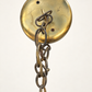 Antique Art Nouveau Green & Caramel Slag Glass Pendant Light | Circa 1910–1930