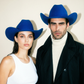 Rock’em Royal Blue 4X Felt Cowboy Hat – Size 7 1/8
