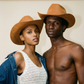 Rock’em 6X Tan Felt Cowboy Hat – Size 7