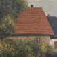 Vintage Pastoral Landscape Oil Painting – Cattle & Country Cottage (19.5" H × 15.5" W)