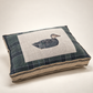 Decoy Duck II on Plaid Decorative Pillow