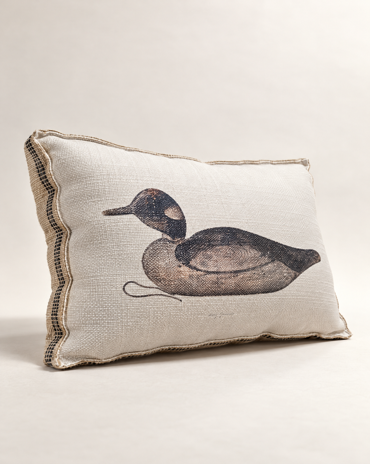 Decoy Duck Decorative Pillow