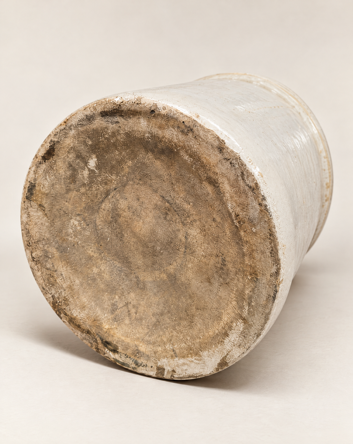 Antique J.A. Bauer Pottery Co. 6-Gallon Stoneware Crock – Circa 1910–1930