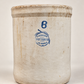 Antique J.A. Bauer Pottery Co. 6-Gallon Stoneware Crock – Circa 1910–1930