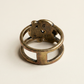 Lia Sophia Multistone Gold Tone Statement Ring – Size 9