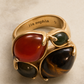 Lia Sophia Multistone Statement Ring – Size 9