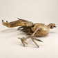 Vintage Japanese Gold-Tone Metal Rooster Sculpture