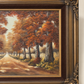Vintage 1977 Ruth Robson California Landscape Oil Painting - 34" W × 28" H