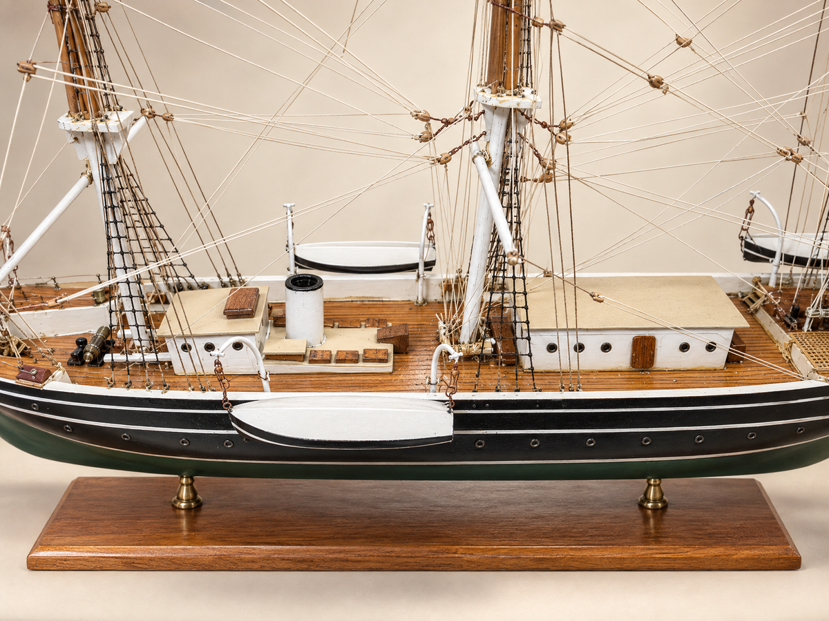 Mid-Century Handmade Seven Seas / Abraham Rydberg Ship Model by Milton I. Sachs
