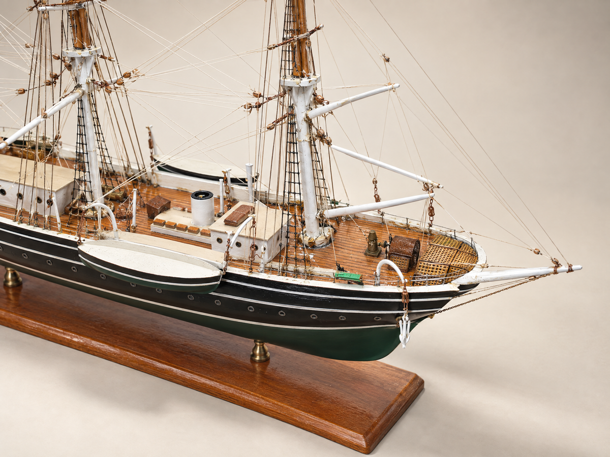 Mid-Century Handmade Seven Seas / Abraham Rydberg Ship Model by Milton I. Sachs