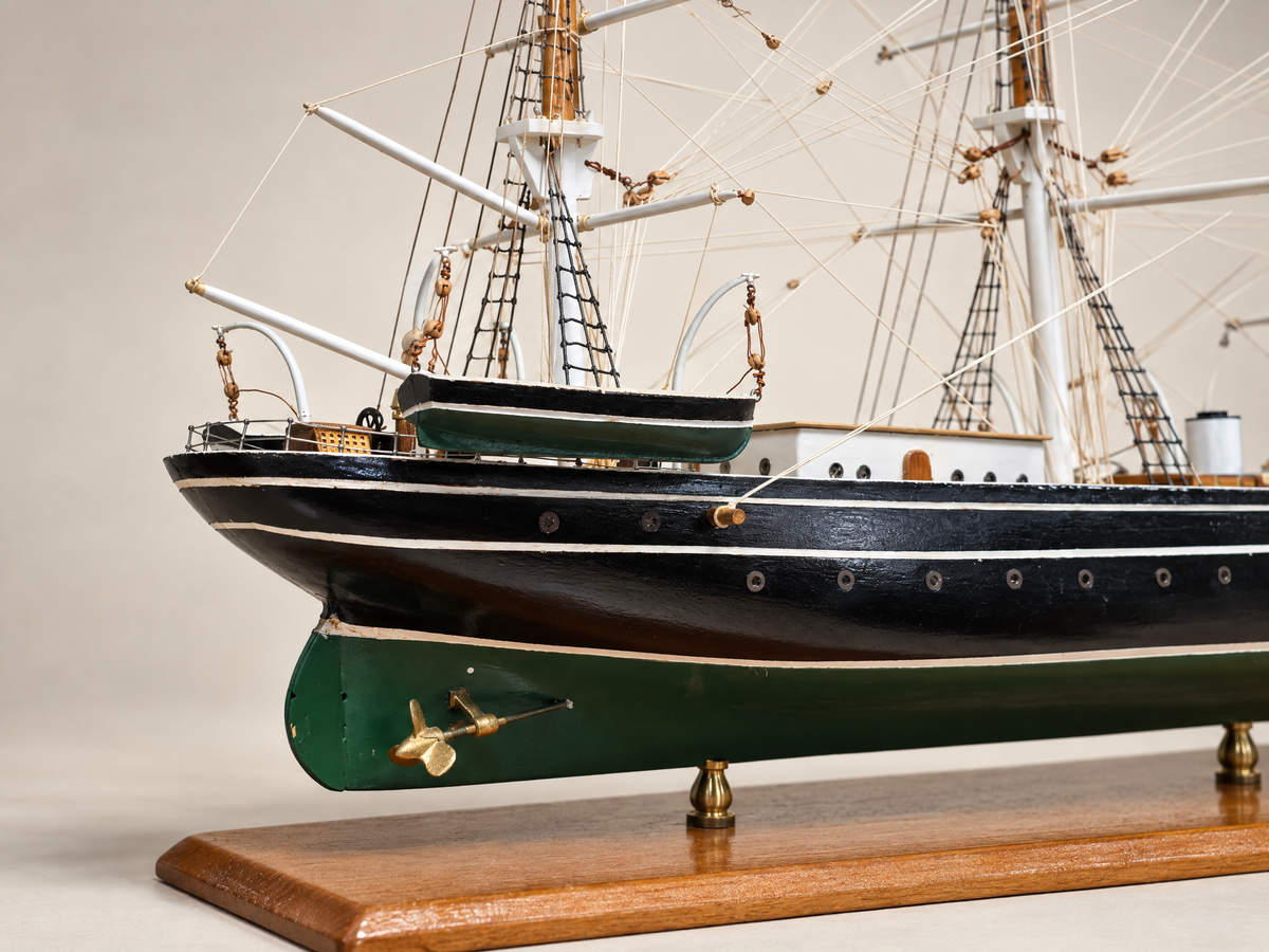 Mid-Century Handmade Seven Seas / Abraham Rydberg Ship Model by Milton I. Sachs