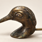 Vintage Brass Duck Head Candle Snuffer