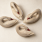Set of Four Vintage Carved Wood Swan Napkin Holders