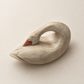 Set of Four Vintage Carved Wood Swan Napkin Holders
