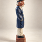 Vintage Hand-Carved Wooden Sea Captain Folk Art Figure