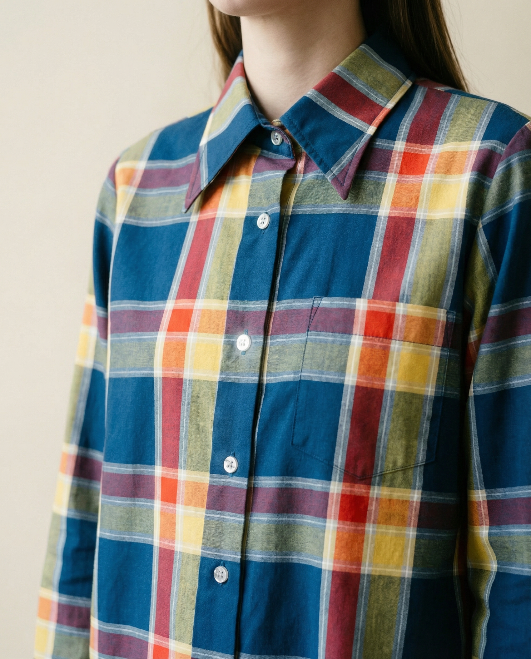 1970s Haymaker Plaid Two-Piece Set – Shirt & Trousers
