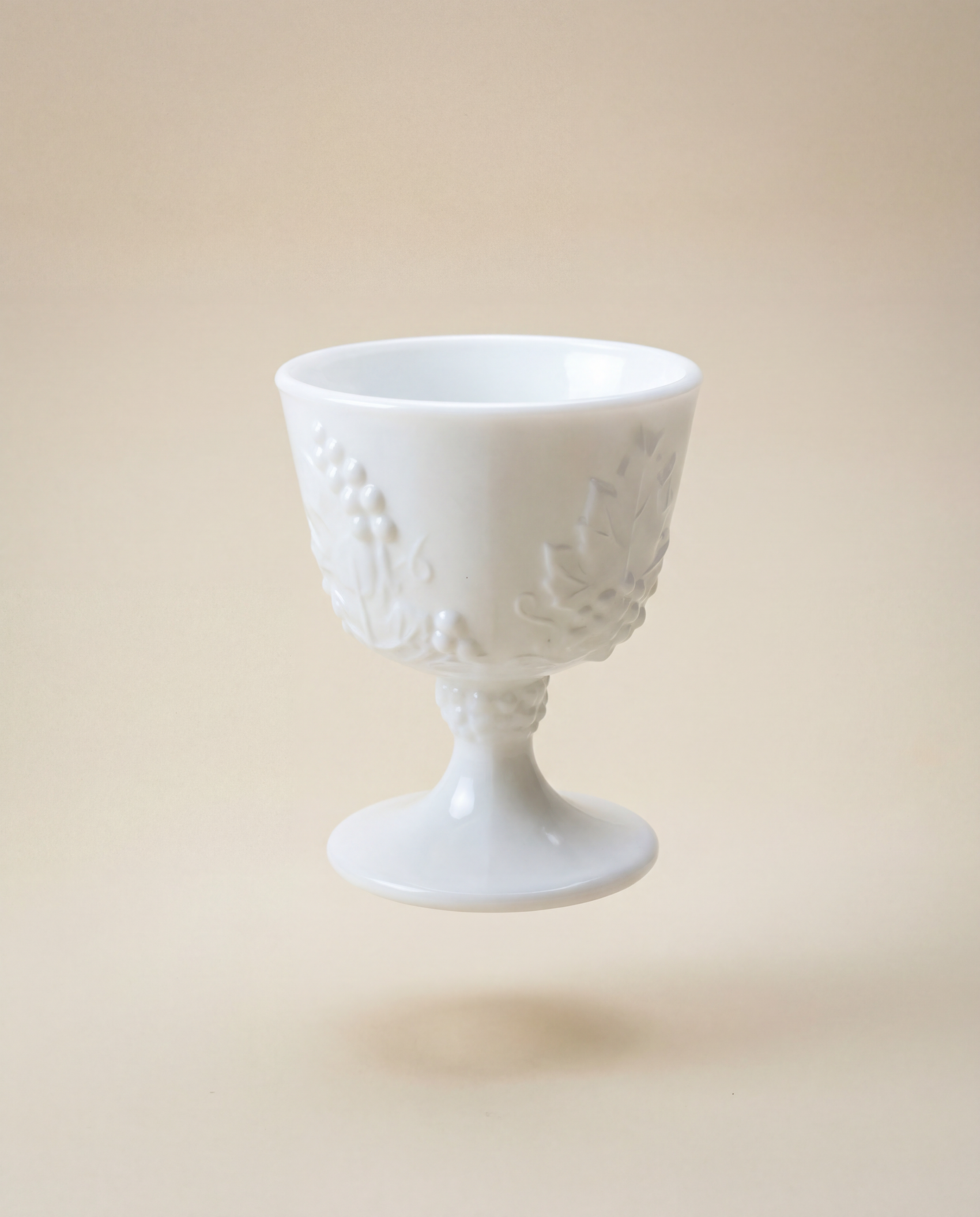 Milk Glass Sherbet/Dessert Goblet