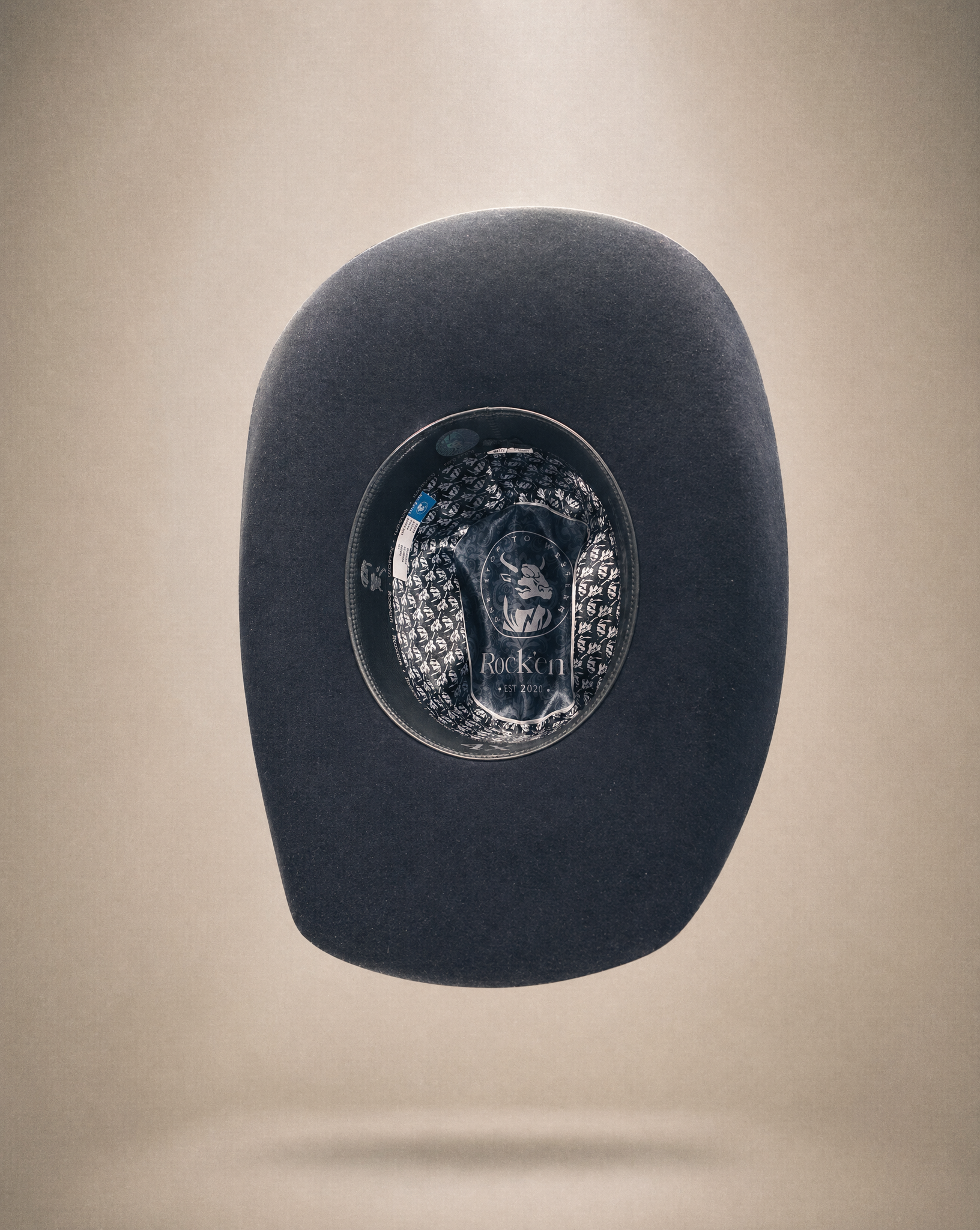 Rock’em Navy 4X Felt Cowboy Hat – Size 7 1/8