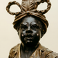 Pair of Blackamoor Figural Candelabra Compotes