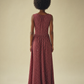 Rust Block Print Maxi Dress – Size M