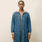 Vintage Levi’s Long Denim Duster Coat — Made in USA