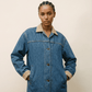 Vintage Levi’s Long Denim Duster Coat — Made in USA