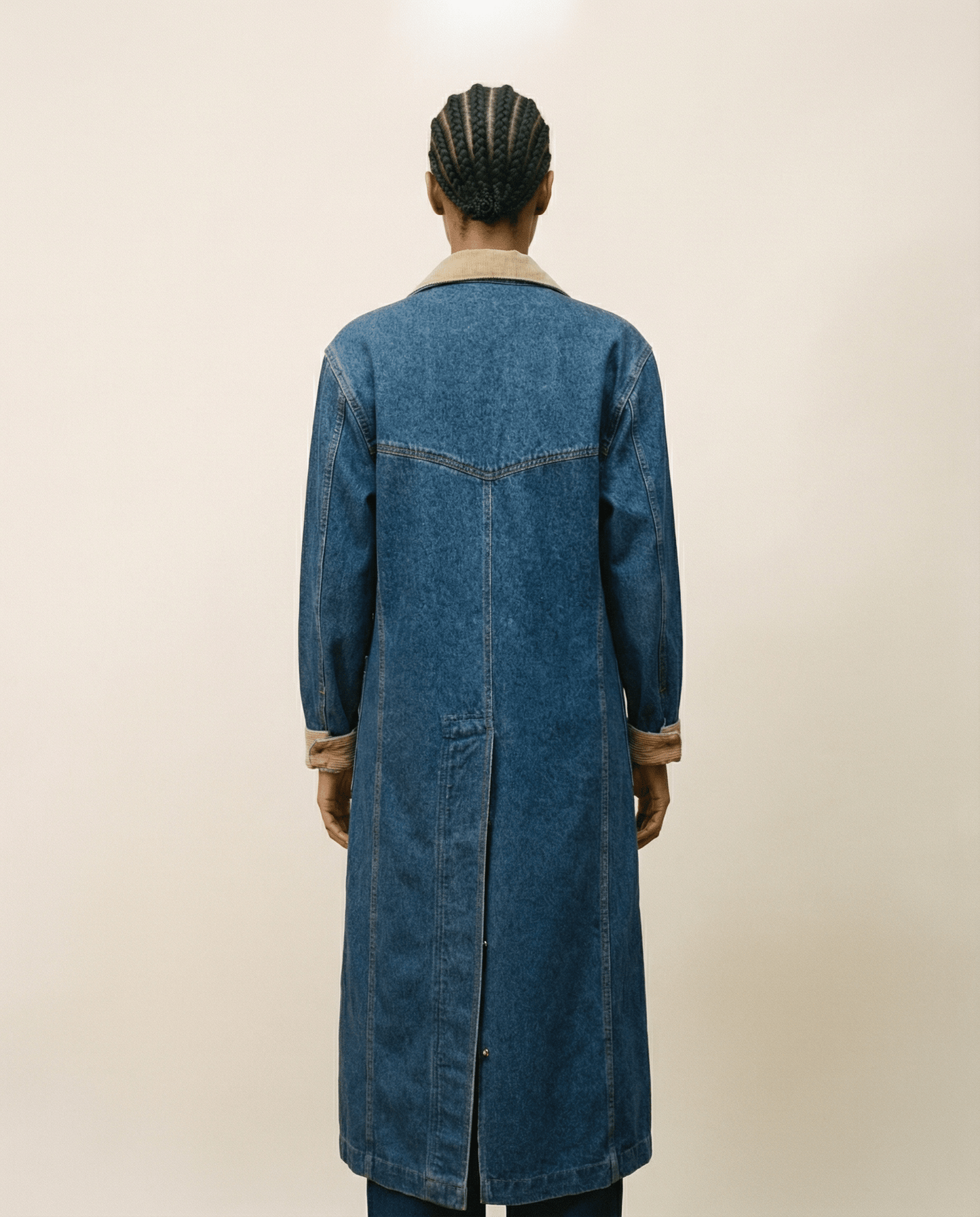Vintage Levi’s Long Denim Duster Coat — Made in USA