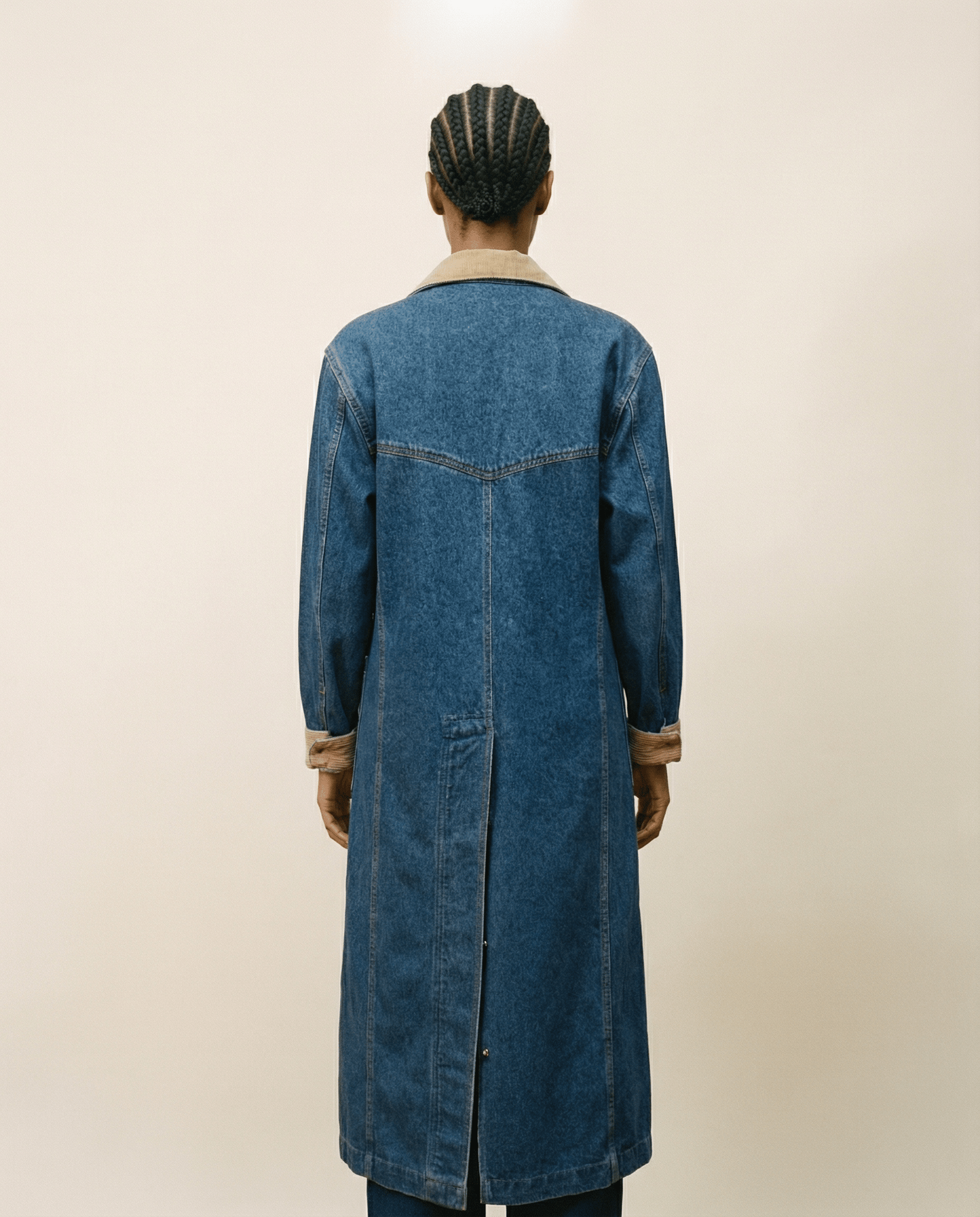 Vintage Levi’s Long Denim Duster Coat — Made in USA