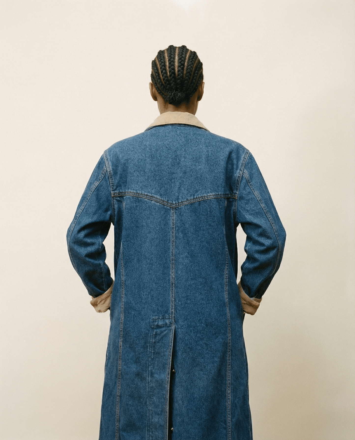 Vintage Levi’s Long Denim Duster Coat — Made in USA