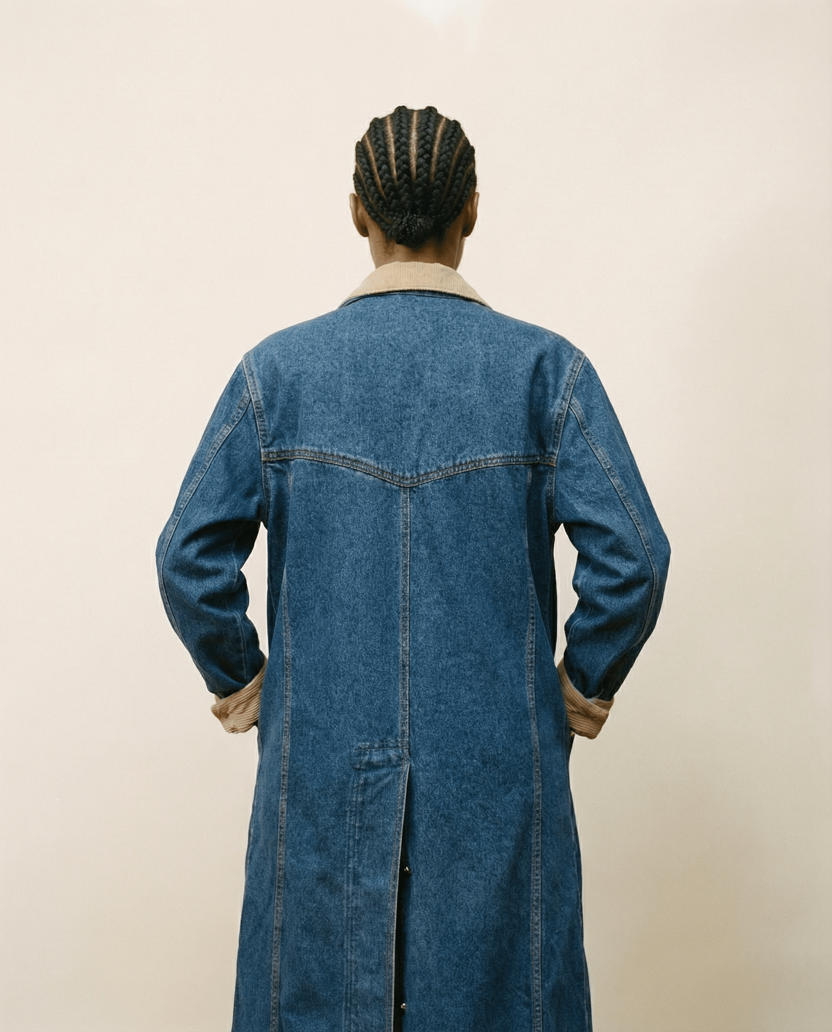 Vintage Levi’s Long Denim Duster Coat — Made in USA