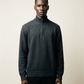 Polo Ralph Lauren Charcoal Quarter-Zip Sweater – Size M