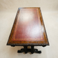 Antique English Jacobean Revival Carved Oak Library Writing Table by Hobbs & Co. London