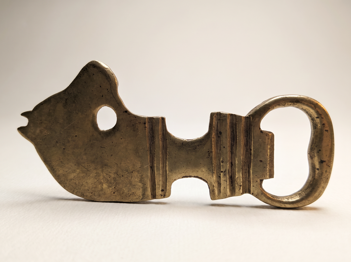 Vintage Solid Brass Horse Head Bottle Opener