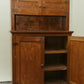 Antique Primitive Pine Cupboard Hutch