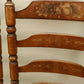 Set of 4 Signed Hitchcock Ladder-Back Chairs with Rush Seats