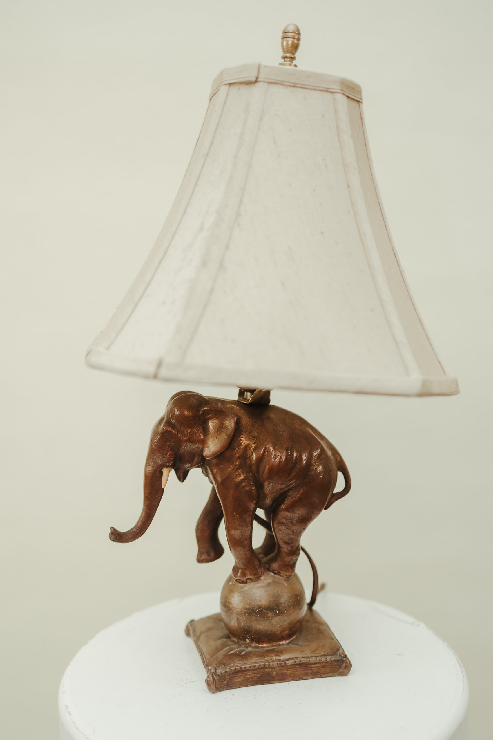Vintage Elephant Table Lamp