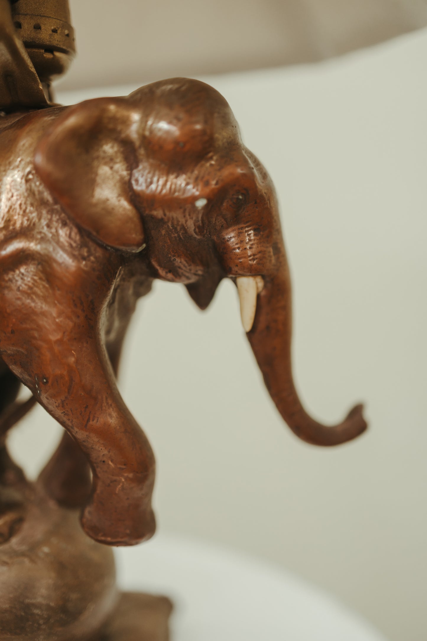 Vintage Elephant Table Lamp