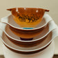Vintage Pyrex Mixing Bowl Set – “Autumn Harvest / Homestead Brown” – Set of 4