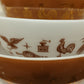 Vintage Pyrex “Early American” Cinderella Mixing Bowl Set (4-Piece)