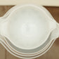 Vintage Pyrex “Early American” Cinderella Mixing Bowl Set (4-Piece)