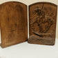Vintage Bronze Bookends — “End of the Trail” Inspired Scene (Pair)